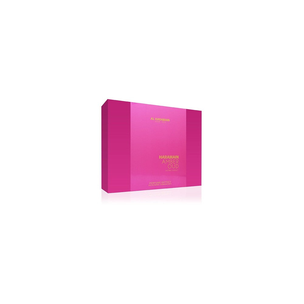 Al haramain Amber Oud Ultra Violet - EDP 75 ml + EDP 30 ml + tuoksusuihke 250 ml