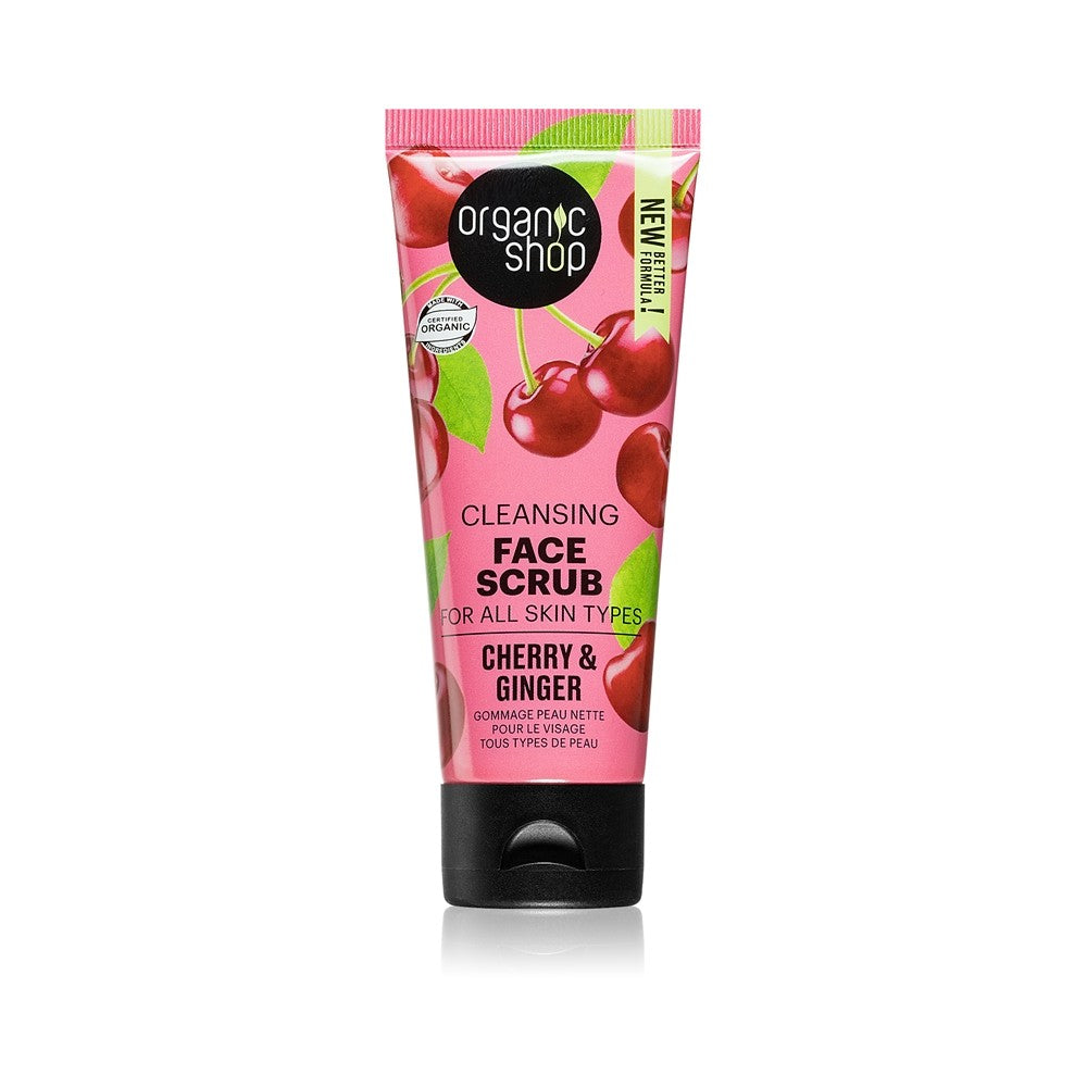 Organic Shop Puhdistava Cherry kasvojen kuorintavoide 75 ml