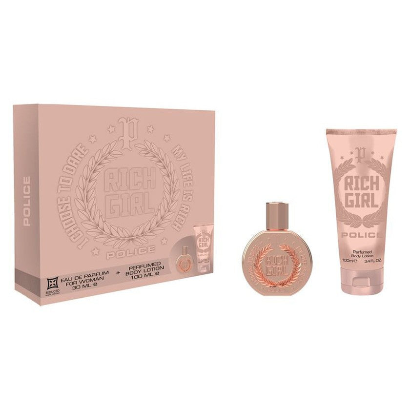 Police Rich Girl For Woman - Rich For Her -lahjapakkaus sisältää Eau De Parfum 30 Ml ja Body Lotion 100 Ml 1 yksikkö