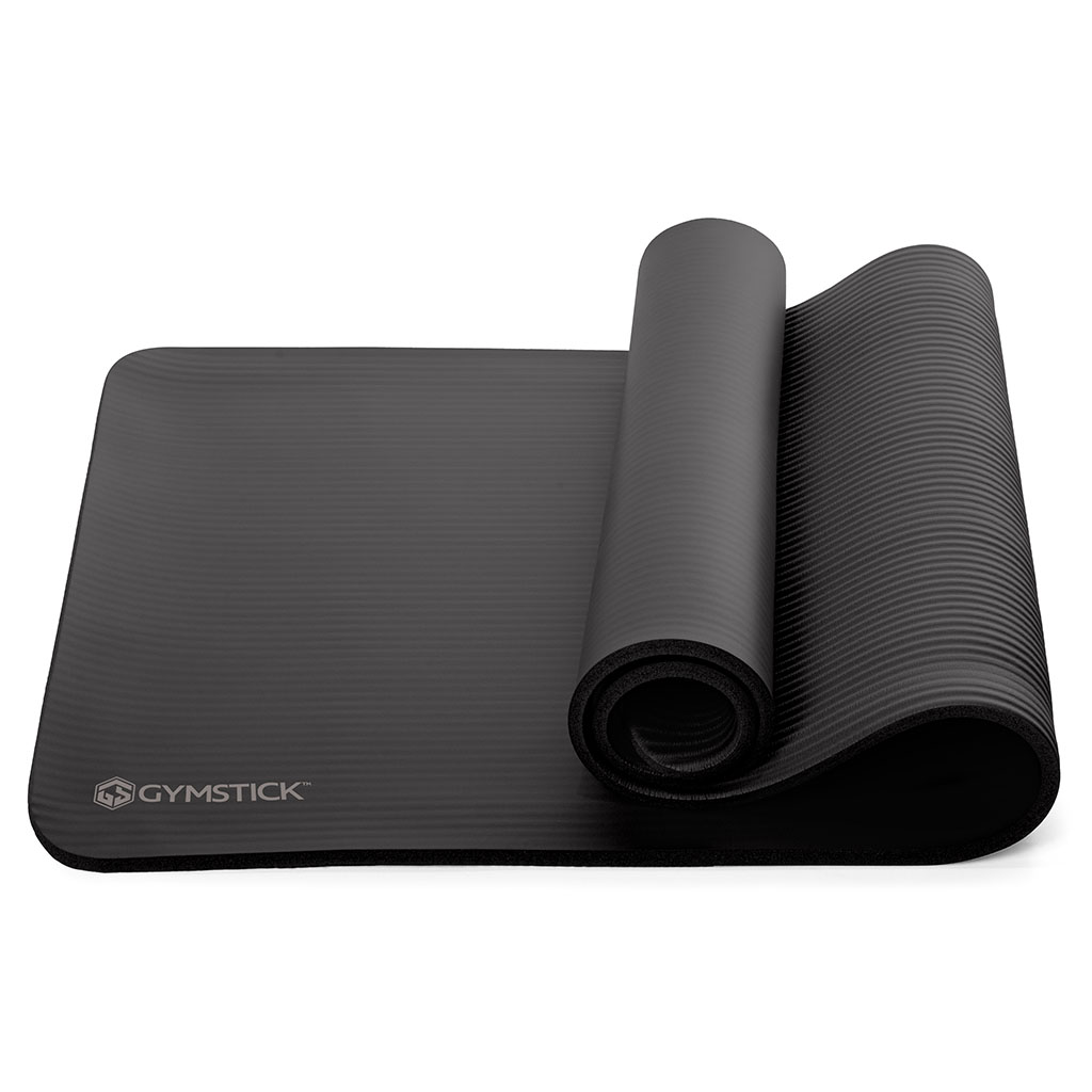 Gymstick Comfort Jumppamatto 10mm (160 x 60cm) - Zero Black