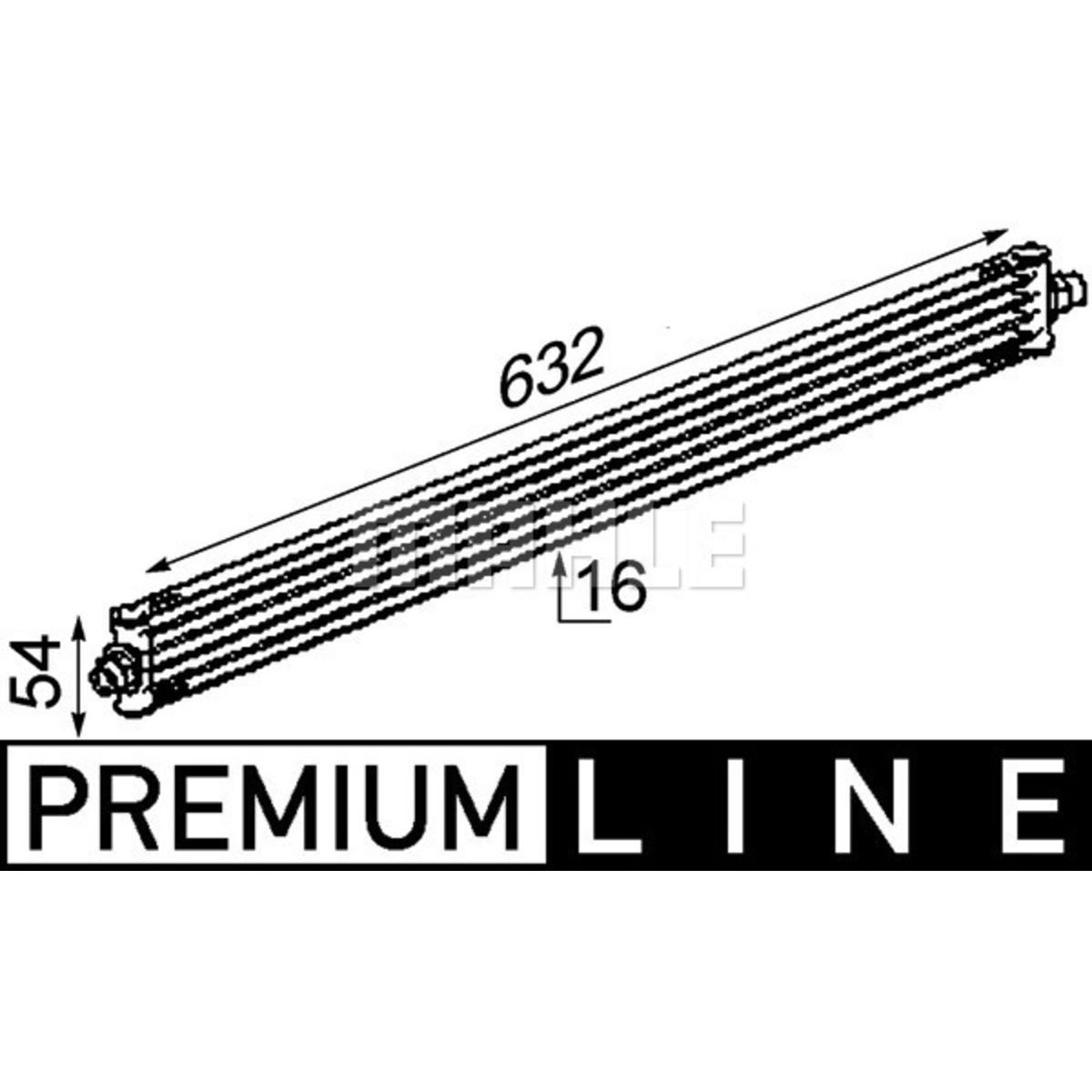 Öljynjäähdytin, autom. vaihteisto MAHLE CLC 17 000P