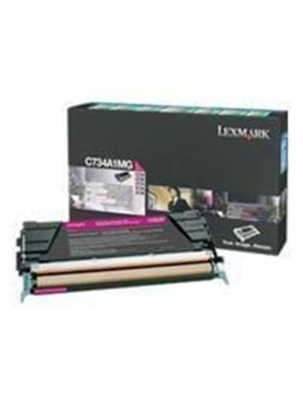 Lexmark Värikasetti magenta 6.000 sivua return C734A1MG Vastaa: N/A