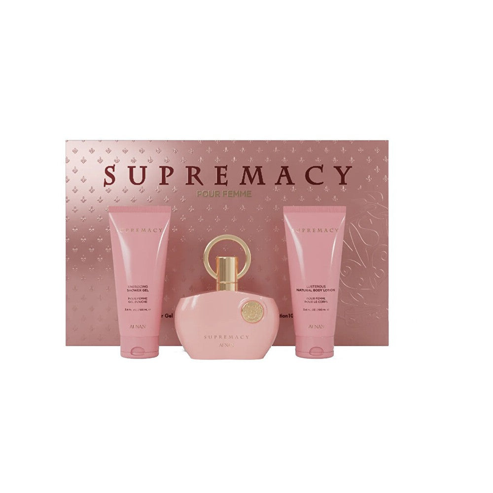 Afnan Supremacy Pink - EDP 100 ml + suihkugeeli 100 ml + vartalovoide 100 ml