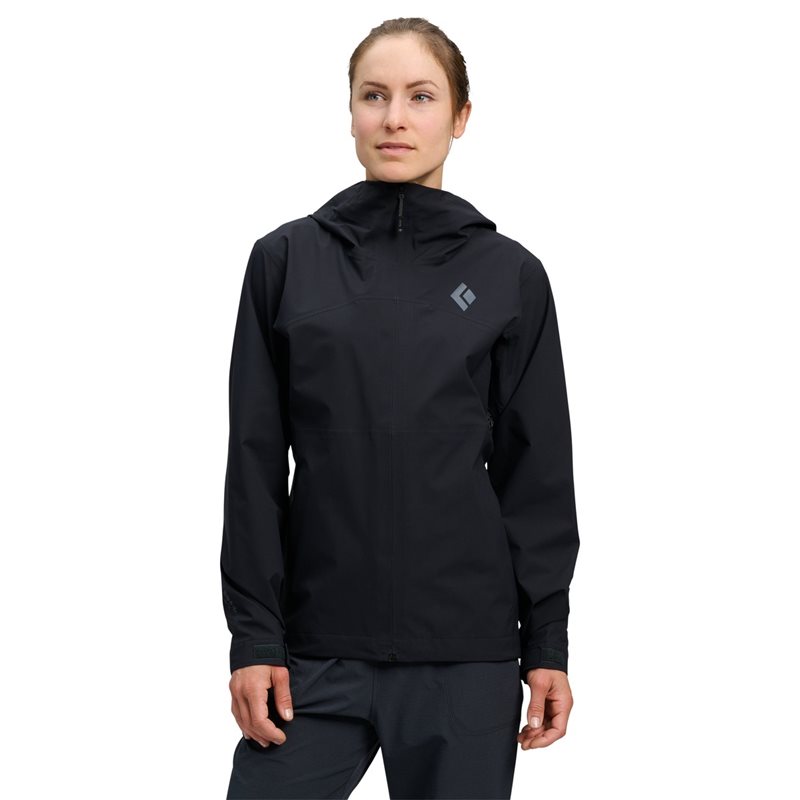 Black Diamond W Strataline Stretch Shell Black - M