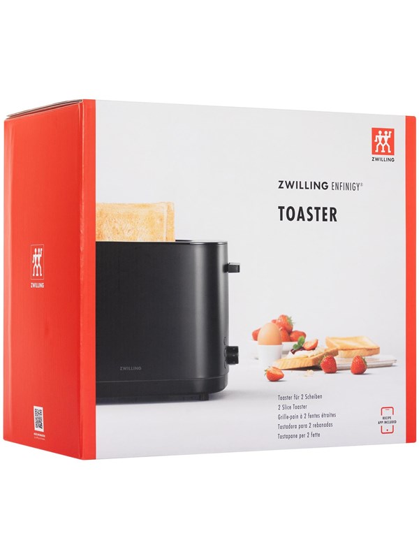 ZWILLING 1026864 leivänpaahdin 2 viipale(tta) 1800 W musta