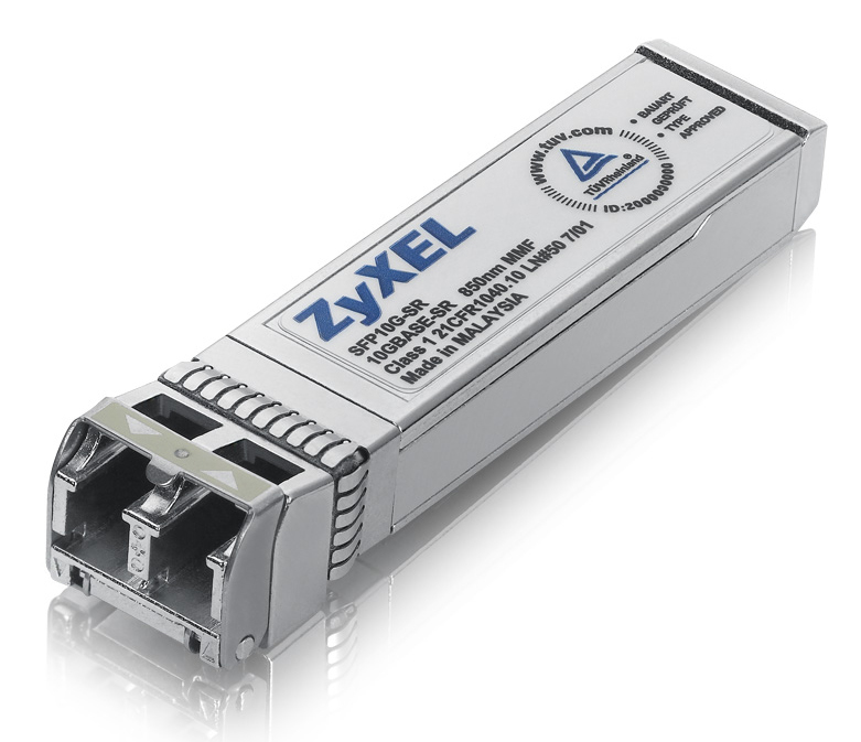 ZyXEL SFP10G-SR SFP+ Transceiver Duplex LC Multi Mode 850nm Up to 300M (1-Pack)