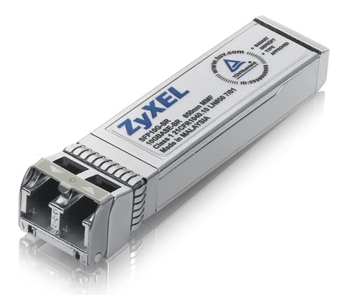 ZyXEL SFP10G-SR SFP+ Transceiver Duplex LC Multi Mode 850nm Up to 300M (1-Pack)