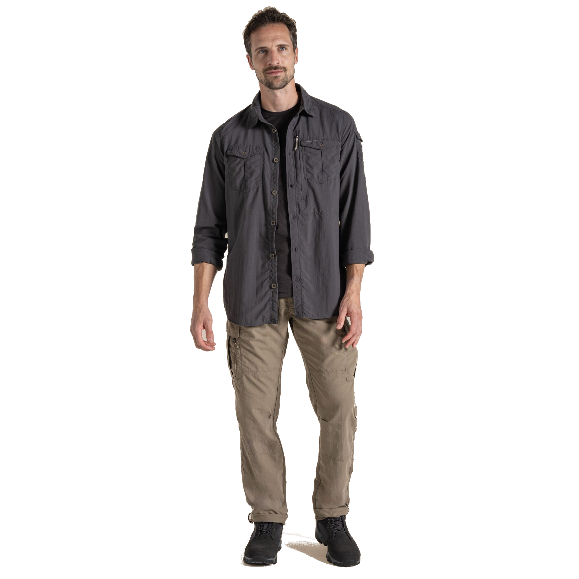 Craghoppers Men's Nosilife Adventure LS III Shirt miesten kauluspaita