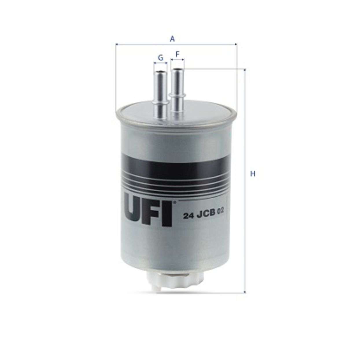 Polttoainesuodatin UFI 24.JCB.02