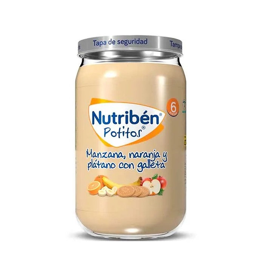 Omena-, appelsiini-, banaani-, banaani- ja potitokeksit 235g