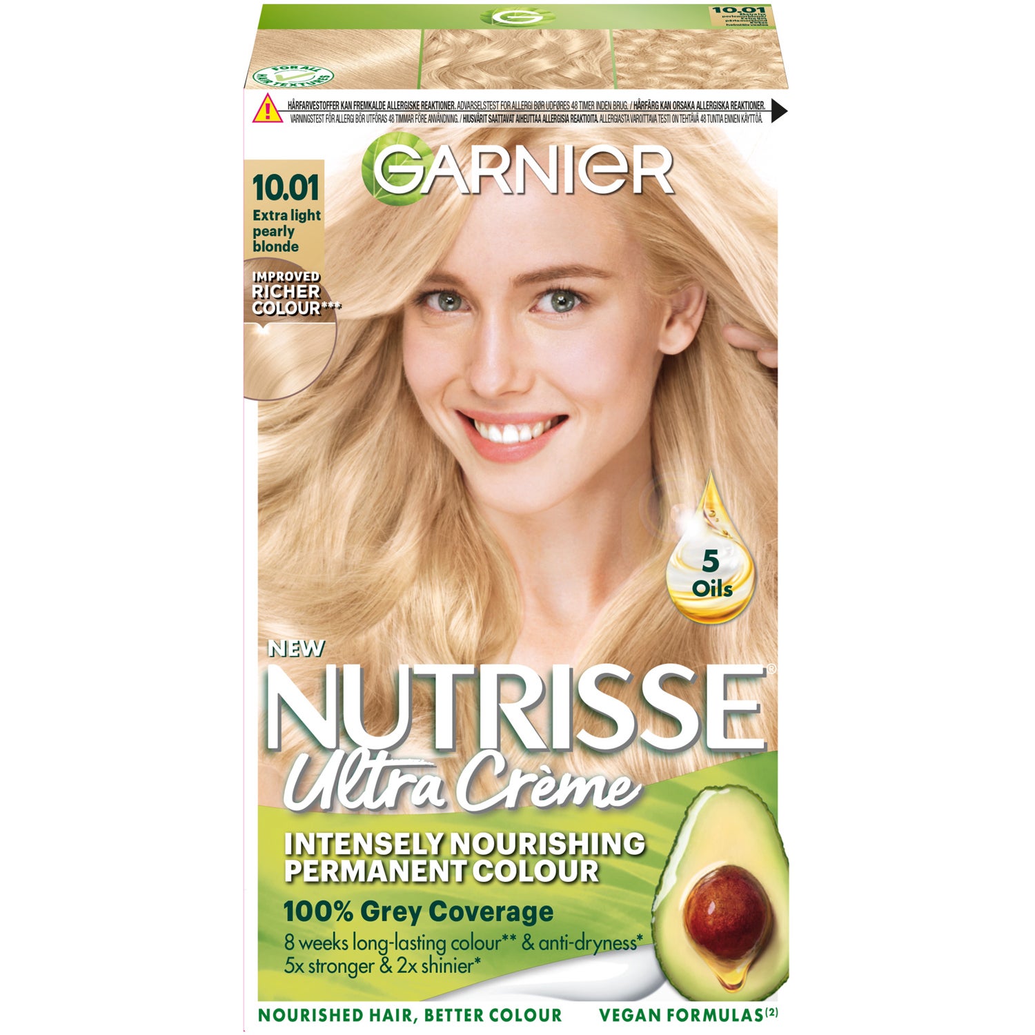 Garnier Nutrisse Cream 10.1 Extra Light Pearl Blond - 1 pcs