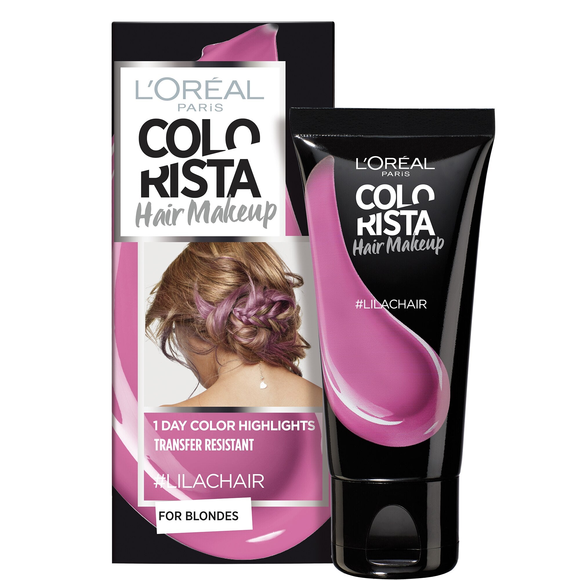 L'Oreal Paris, Colorista meikki, puolipysyvä hiusväri, #vaalea lila, 30 ml