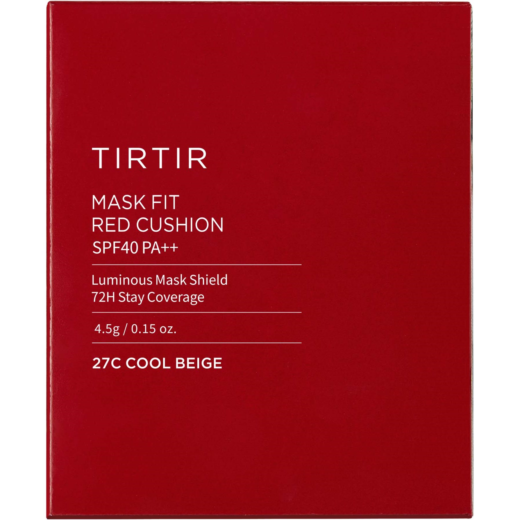 TIRTIR Mask Fit Red Mini Cushion 27C Cool Beige - 4,5 g