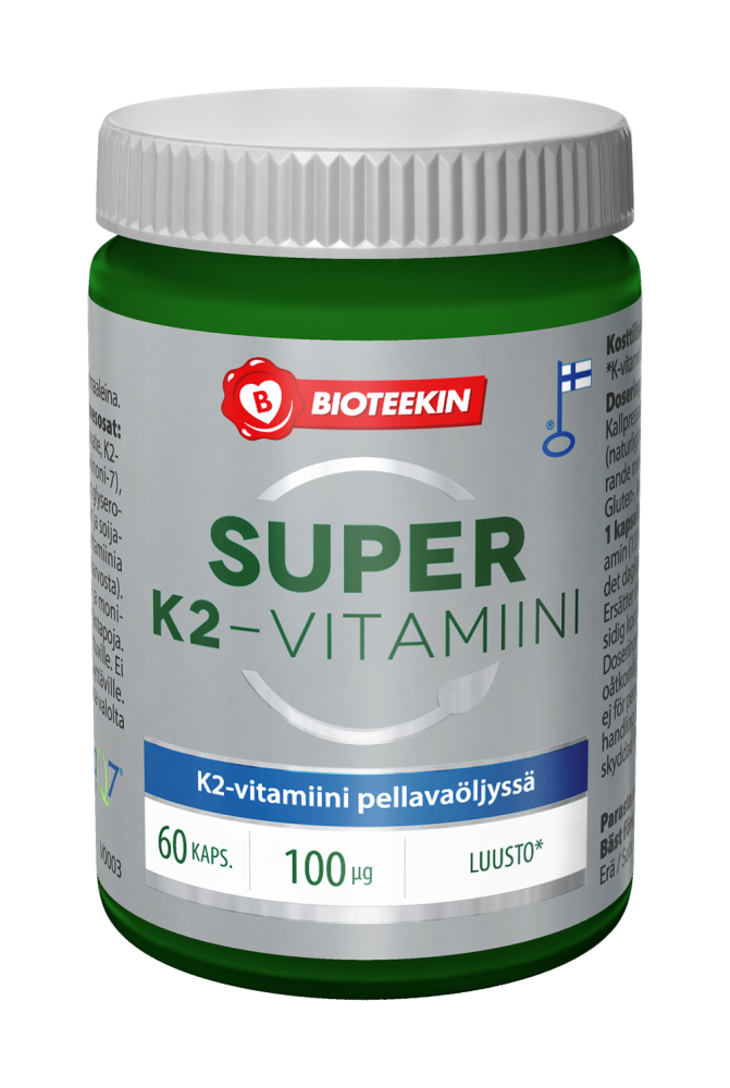 Bioteekin Super K2 -Vitamiini 60 kaps
