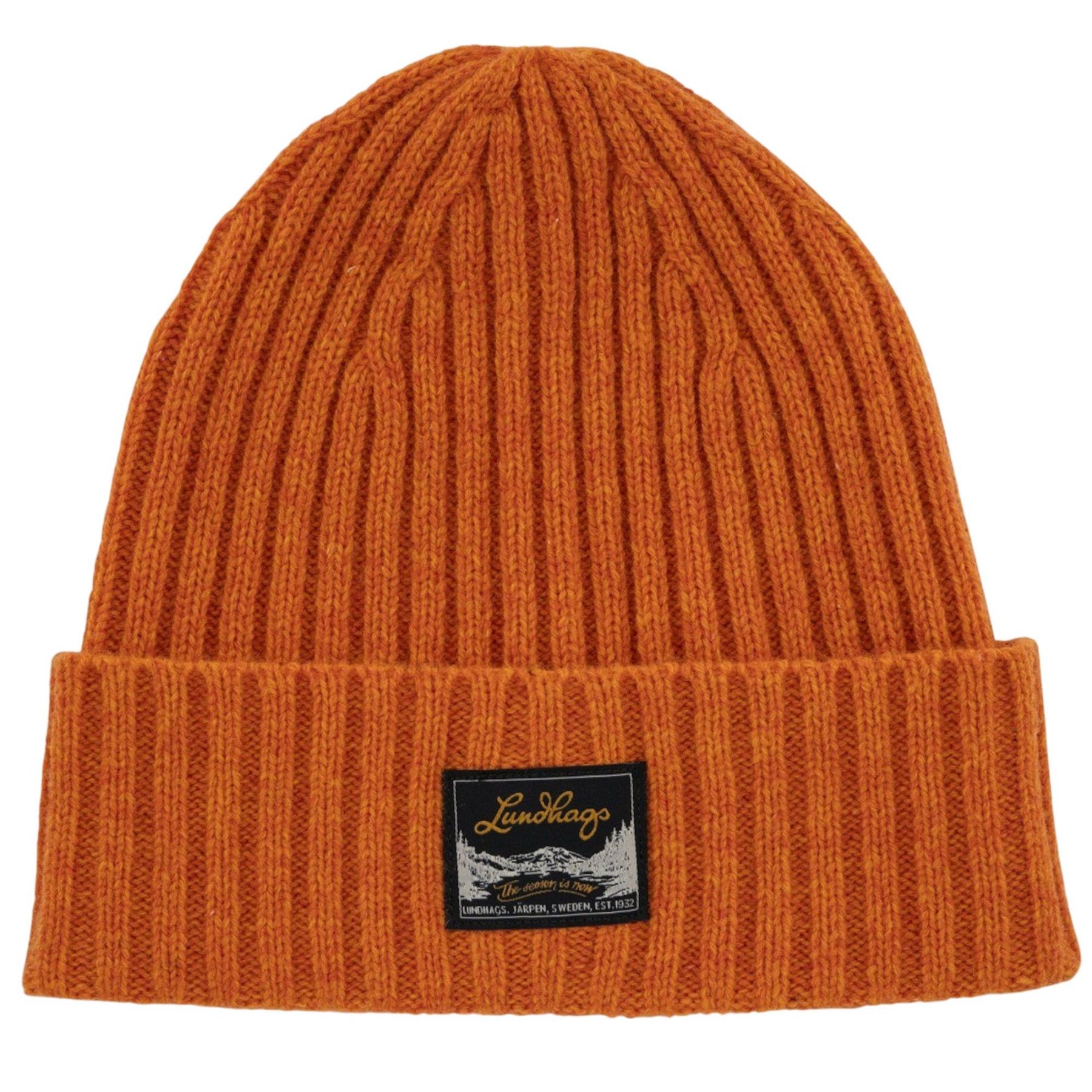 Lundhags Knak Wool Beanie, pipo, unisex, oranssi