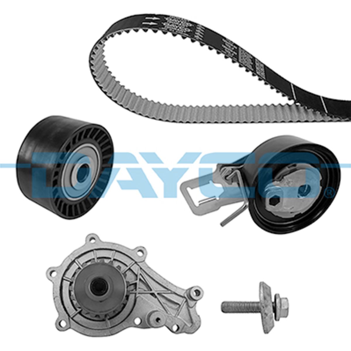 Vesipumppu + jakohihnasarja DAYCO KTBWP9170K