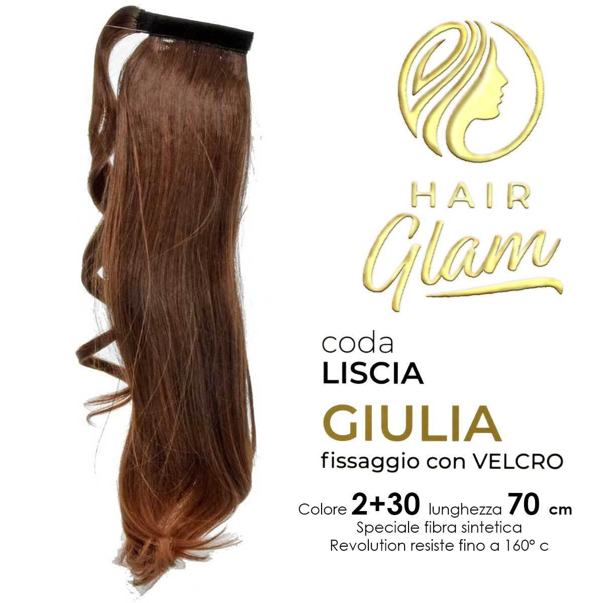 Häntä Hair Glam Giulia C/Tarranauha Kuitu Revolution 2+30 70Cm