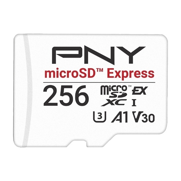PNY - flash memory card - 256 GB - microSD PCI Express Gen 3x1 UHS-I