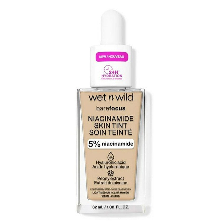 Wet N Wild Bare Focus Niacinamide 6316E Vaalea Hiekka Keskisävy