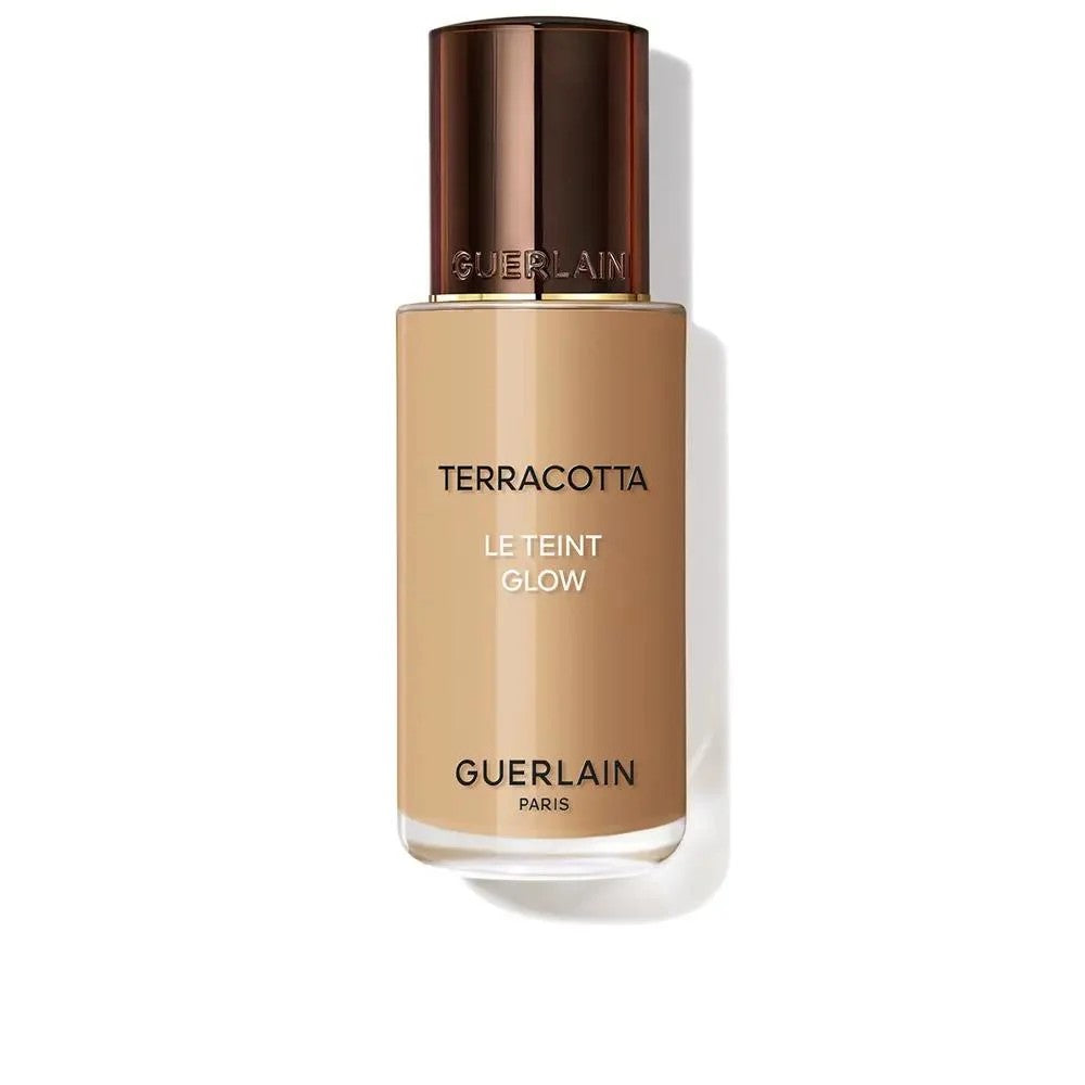 GUERLAIN Terracotta Le Teint Glow nestemäinen valaiseva meikkivoide luonnolliselle värille 4W Lämmin 35 ml