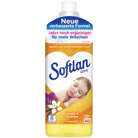 Softlan Ultra Vanilla & Orkidea huuhteluaine 1000 ml