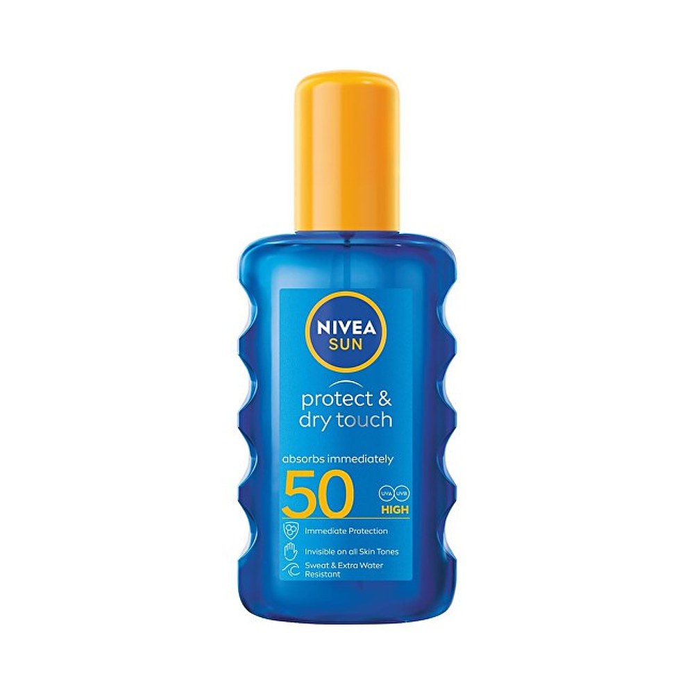 Nivea Invisible Spray aurinkosuoja ja kuivakosketus SPF50 - 200 ml