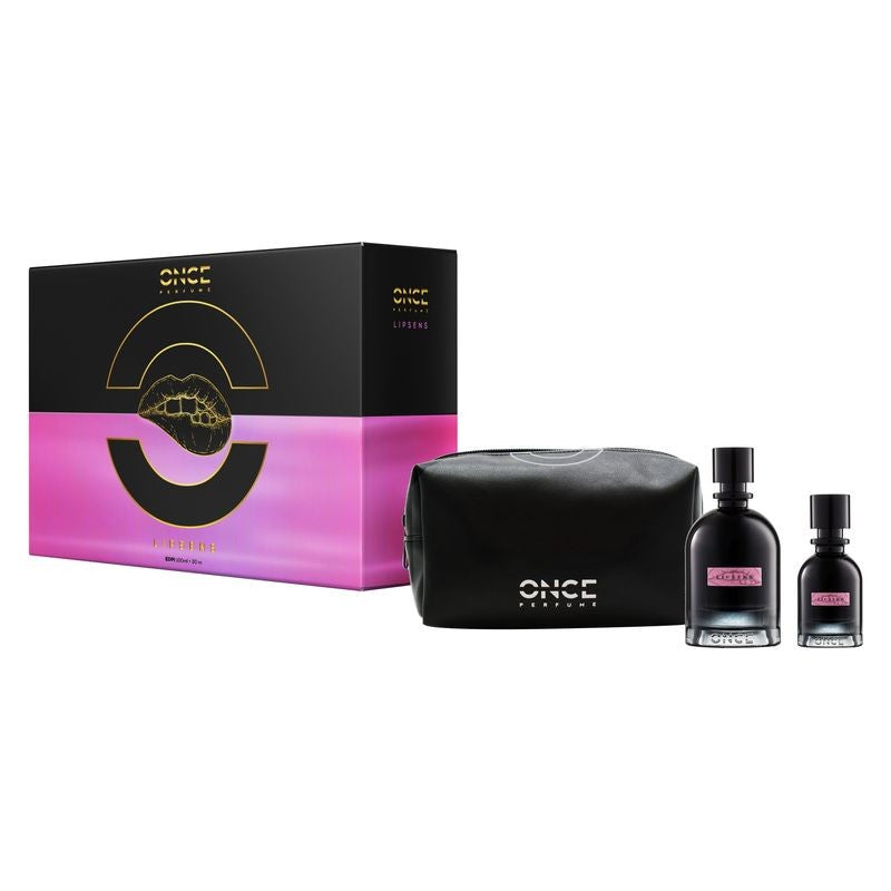 Once Perfume Lipsens Eau de Parfum naisten lahjasetti 100ml