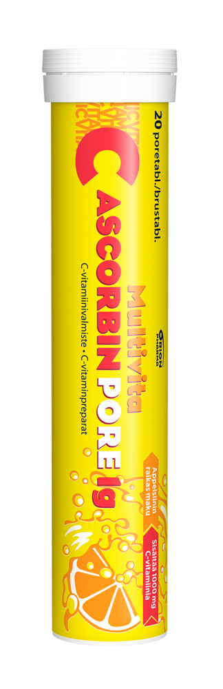 Multivita Ascorbin Pore 20 poretabl 1 g
