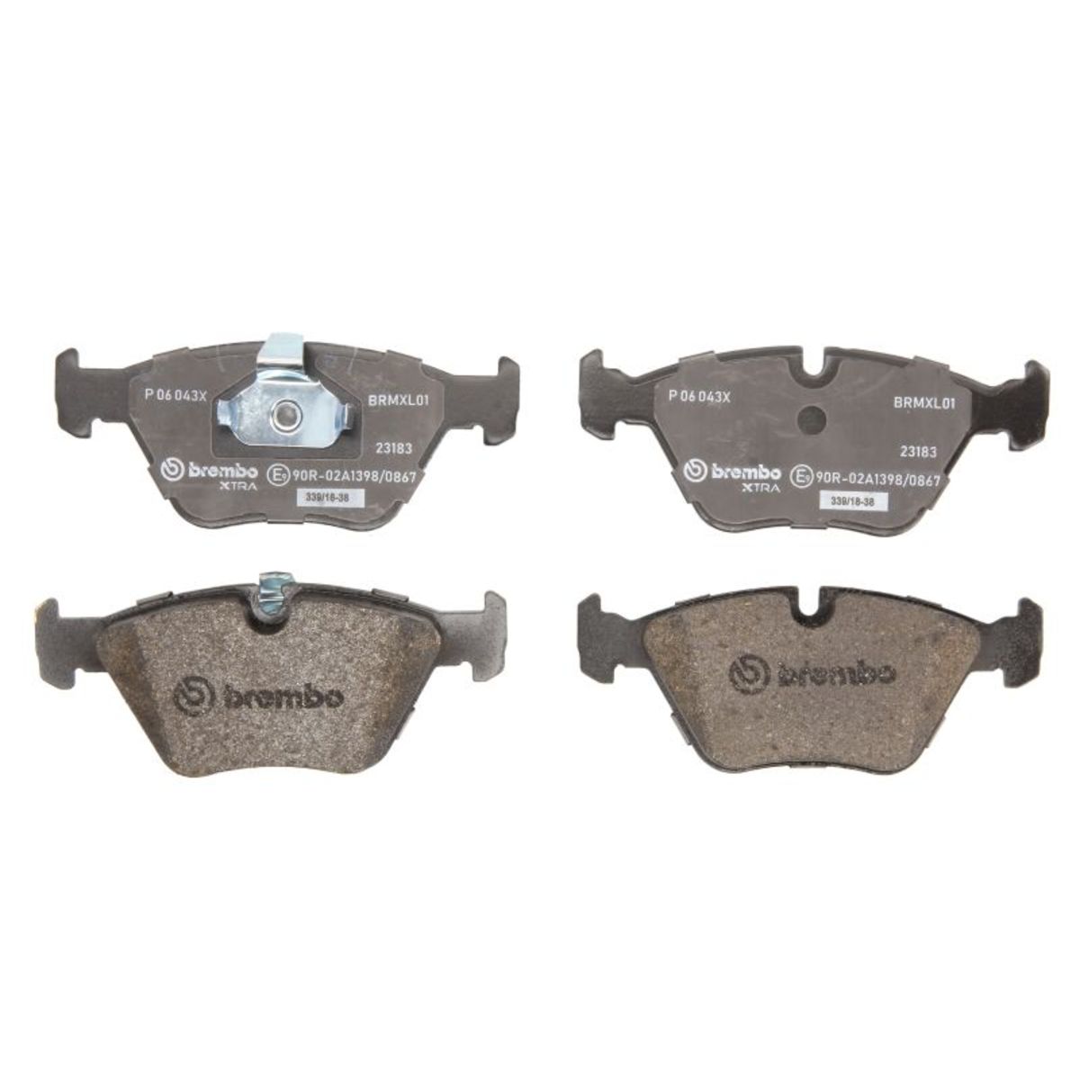 Jarrupalat, levyjarru BREMBO P 06 043X