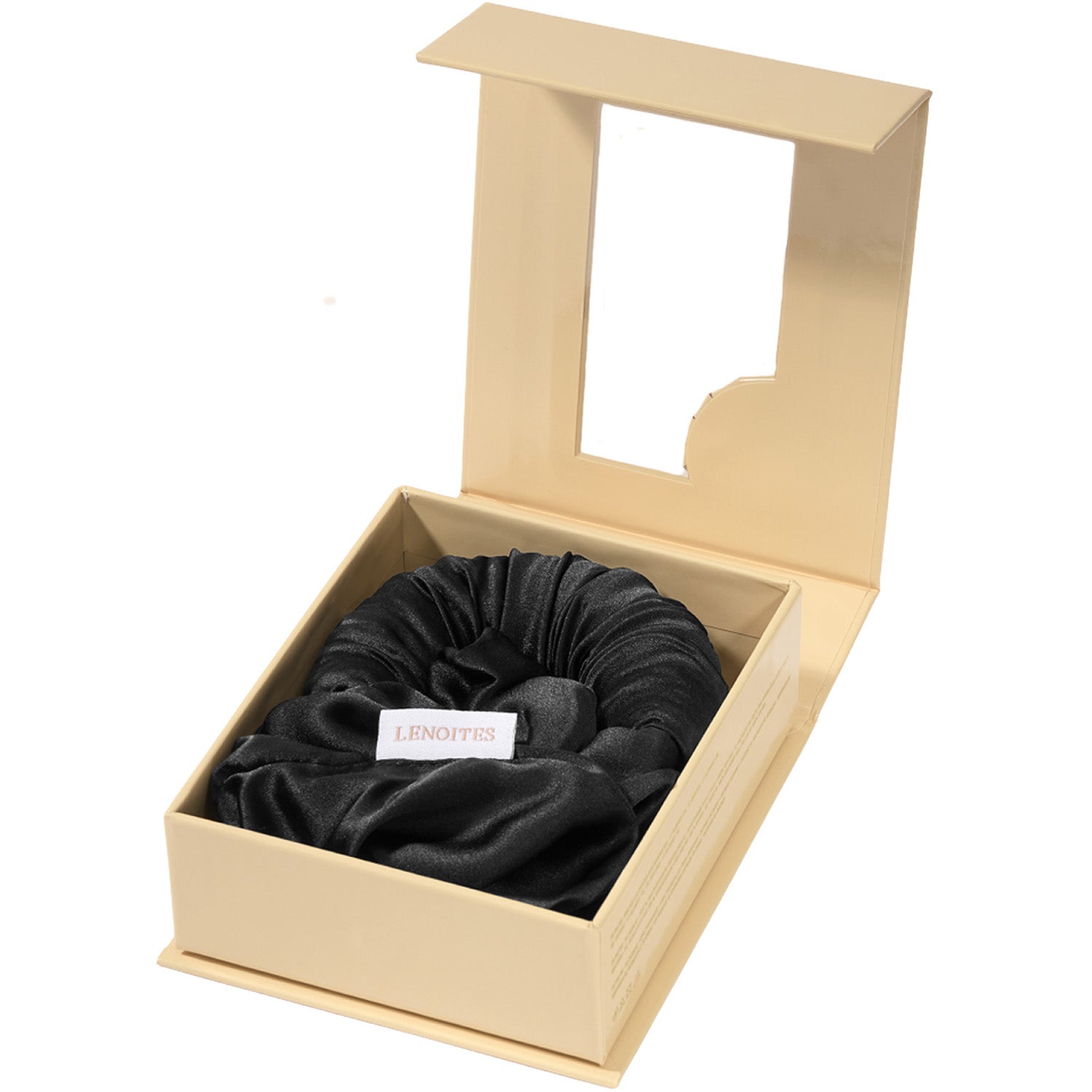 Lenoites Blowout Tie in Mulberry Silk Small Black - 1 pcs
