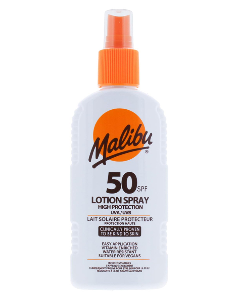 Malibu SPF 50 Korkea Suoja Vedenkestävä Lotion Suihke - 200 ml