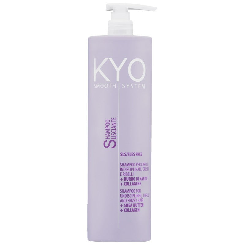 Kyo Smooth System Shampoo per capelli crespi 1000 ml — Shampoo anticrespo