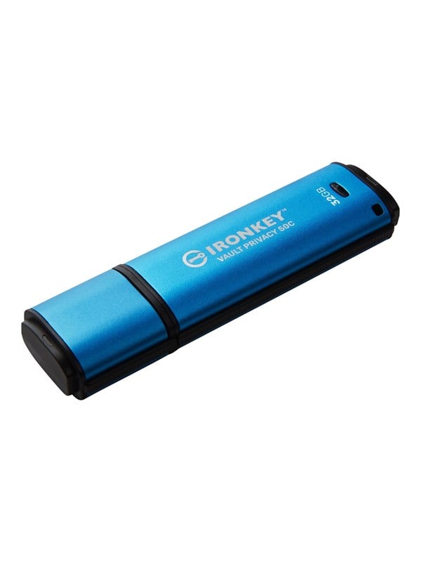Kingston IronKey Vault Privacy 50 (USB-C 3.2) - 32GB - USB-tikku