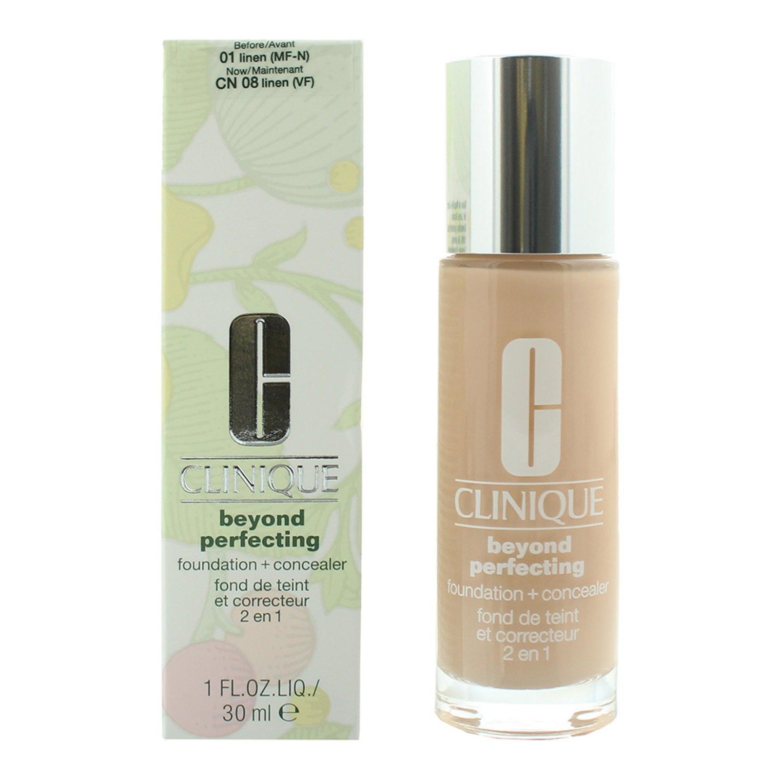 Clinique Beyond Perfecting 2 In 1 - Meikkivoide ja Peitevoide - 01 Linen