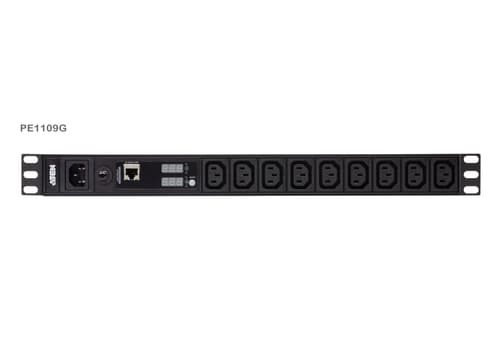 Aten Pe1109g-at-g Tehonjakeluyksikkö 9 Ac-pistorasia(a) 1u Musta