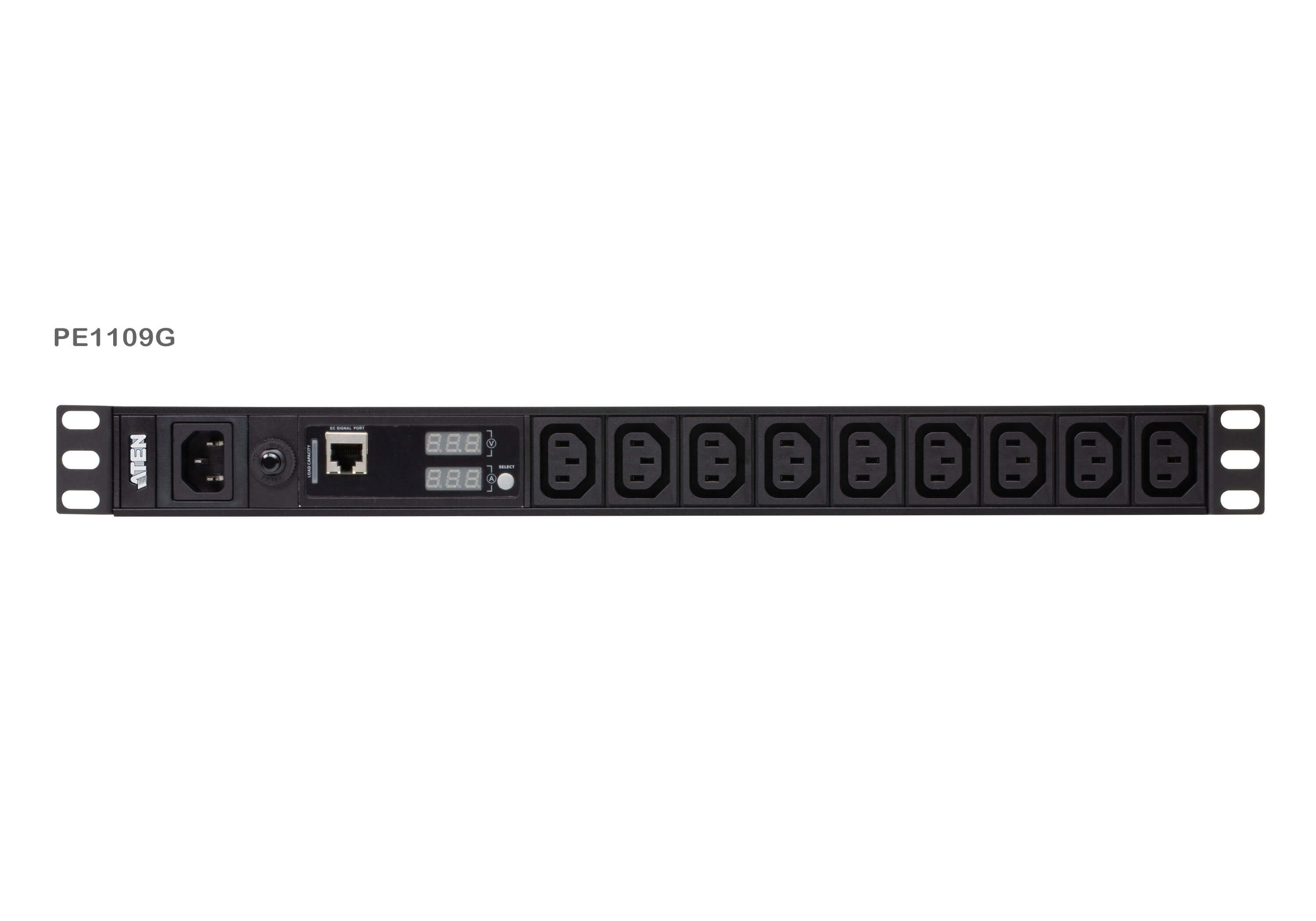 Aten Pe1109g-at-g Tehonjakeluyksikkö 9 Ac-pistorasia(a) 1u Musta