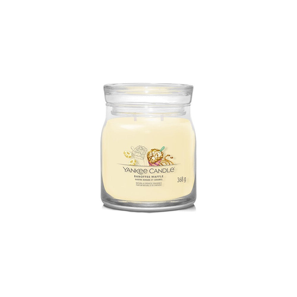 Yankee kynttilä Banoffee vohvelikynttilä Signature (vohvelit banaanin ja karamellin kanssa) - 368g