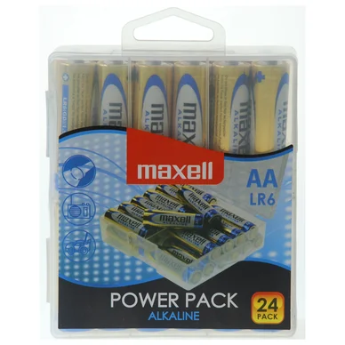 Maxell Power Pack Alkaline paristot, LR6 (AA), 1,5V, 24-pakkaus