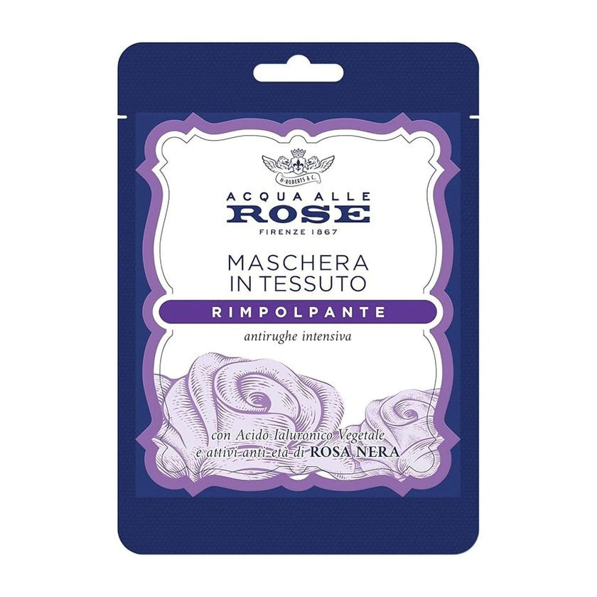 Acqua Alle Rose Acqua Alle Rose - Kertakäyttöinen täytelöittävä kangasnaamio kasvoille 1 kpl