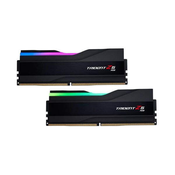 G.Skill Trident Z5 RGB DDR5-6000 - 128GB - CL34 - Dual Channel (2 pcs) - Intel XMP - Musta RGB