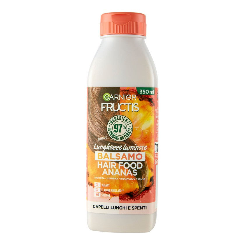 Garnier Hair Food Ananas -hoitoaine 350 ml Pitkille ja elottomille hiuksille