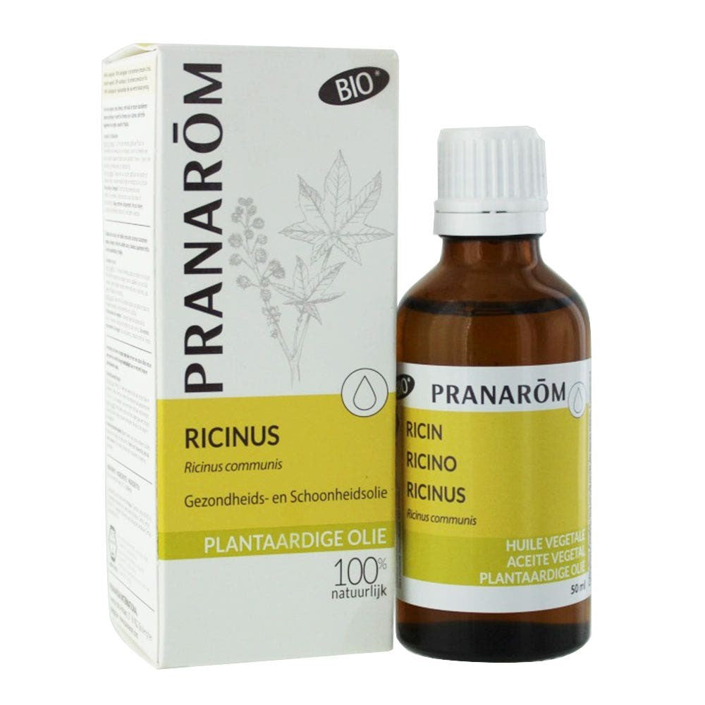 Pranarôm Kasviöljyt Luomu risiiniöljy 50 ml