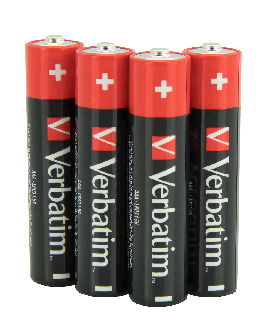 Verbatim Paristo Alkalinen Aaa/lr03 4-pack