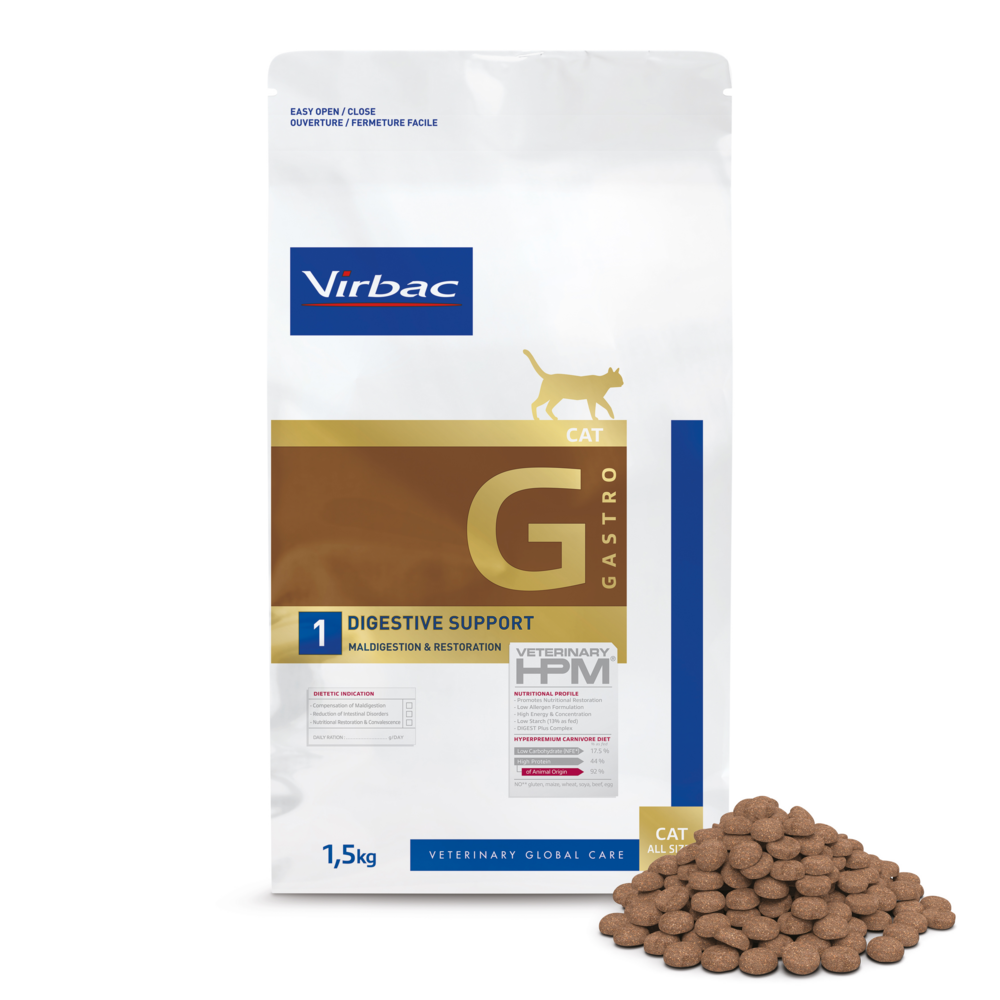 Virbac HPM Cat Digestive Support G 1,5 kg
