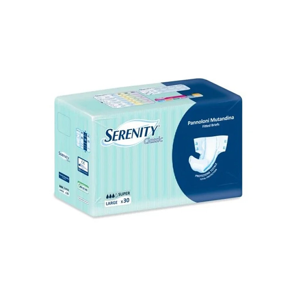 Serenity Classic Vaippahousut Super Koko Large 30 Kappaletta
