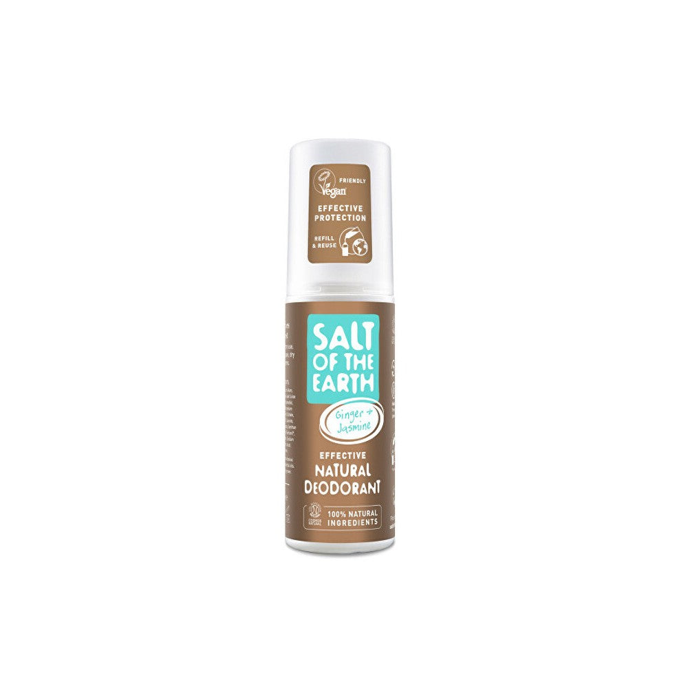 Maan suola -luonnollinen deodoranttisuihke (inkivääri ja jasmiini) - 100ml