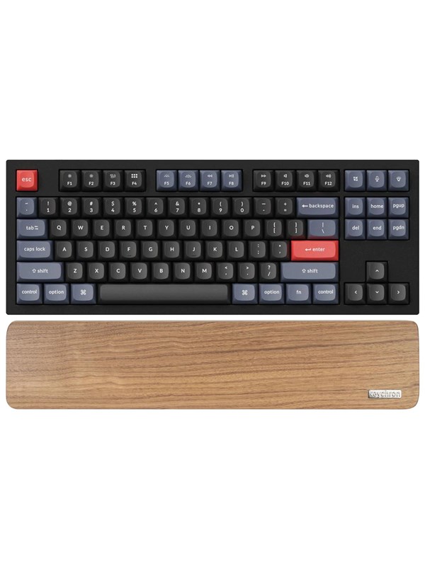 Keychron Q3 Walnut Puu Palmrest - Rannetuki - Ruskea