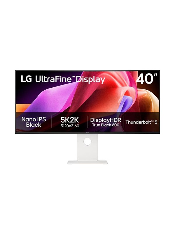 LG UltraWide 40WT95UF-W 39.7" 5K2K, IPS Black -kaareva näyttö, USB-C hub