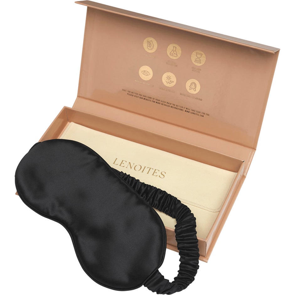 Lenoites Mulberry Sleep Mask Black - 1 pcs
