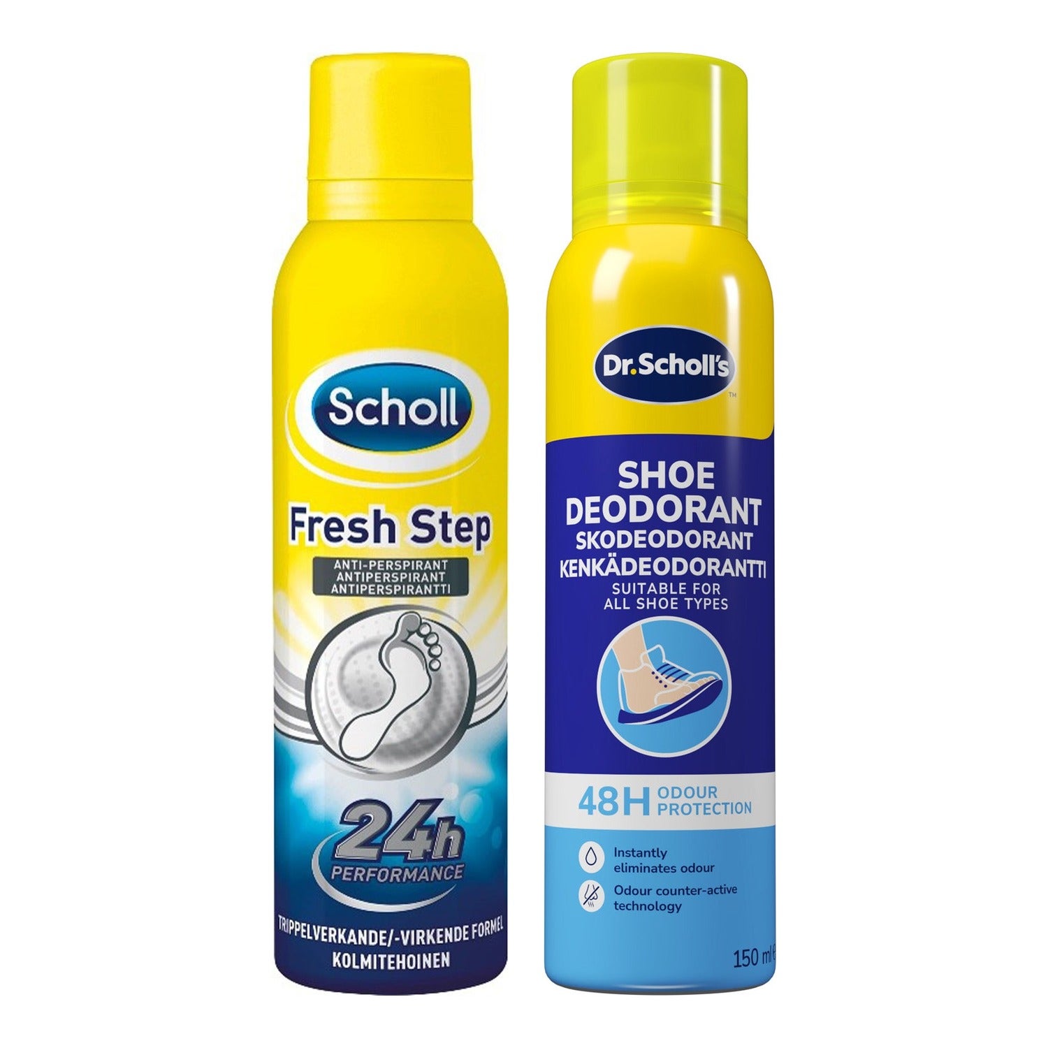 Scholl 24h Deo Kenkäsuihke 150 ml